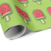 Watermeloen Ijsstokje Cadeaupapier (Rol Hoek)