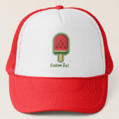 Watermeloen Ijsstokje Trucker Pet (Voorkant)