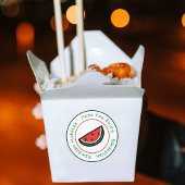 Watermeloen Ik hoop dat je kunt genieten van Ramad Ronde Sticker