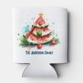 Watermeloen Ik Kerstmis In Juli Blikjeskoeler (Achterkant)