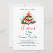 Watermeloen Ik Kerstmis In Juli Kaart (Voorkant)