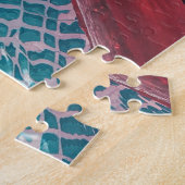 Watermeloen in zwembad legpuzzel (Zijkant)