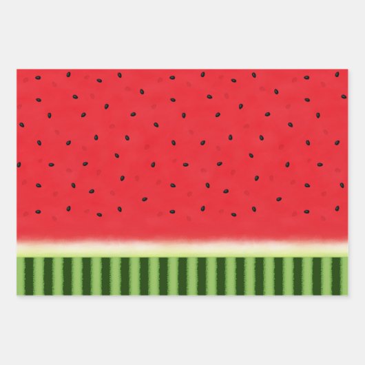 Watermeloen Inpakpapier Vel (Voorkant)