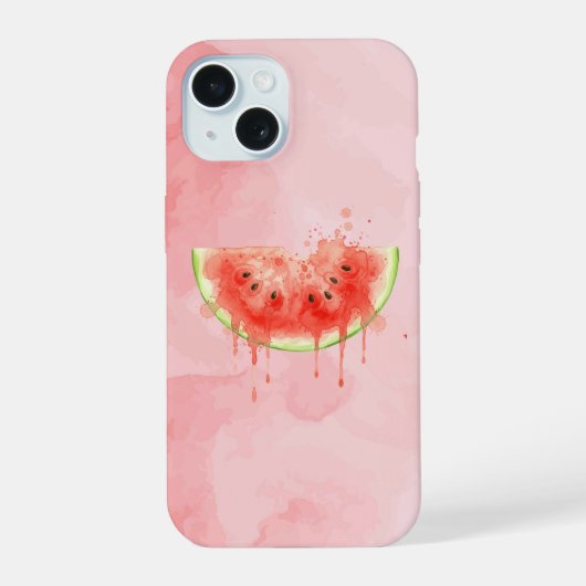 Watermeloen iPhone 15 Case (Achterkant)