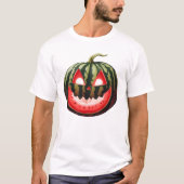 Watermeloen Jack'O'Lantern T-shirt (Voorkant)