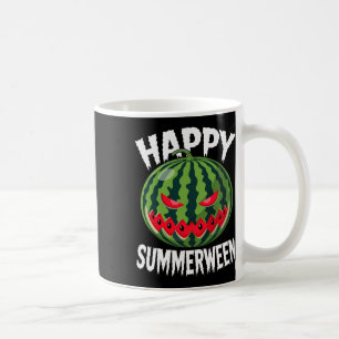 Watermeloen Jackolantern Zomer Halloween Happy Sum Koffiemok