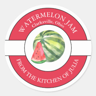 Watermeloen Jam Label