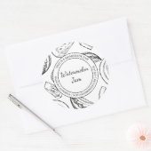 Watermeloen Jam Sketch Modern label (Envelop)