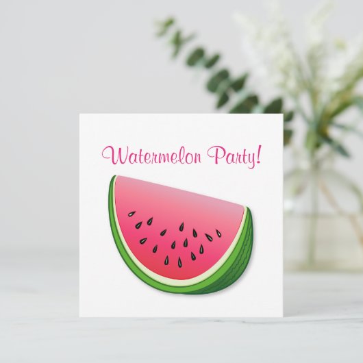 Watermeloen Kaart (Staand voorkant)