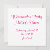 Watermeloen Kaart (Achterkant)