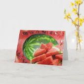 Watermeloen Kaart (Gele Bloem)