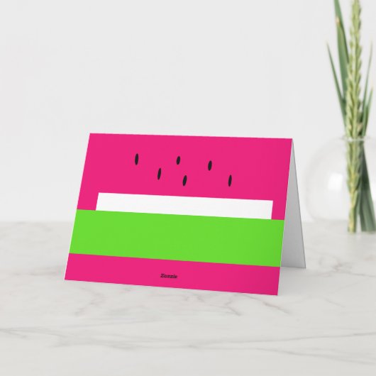 Watermeloen Kaart (Achterkant)