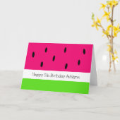 Watermeloen Kaart (Gele Bloem)