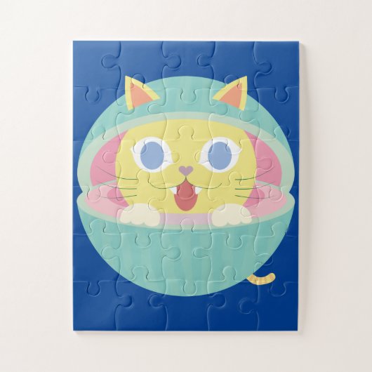 watermeloen kat puzzel (Verticaal)
