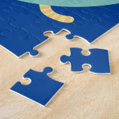 watermeloen kat puzzel legpuzzel (Zijkant)