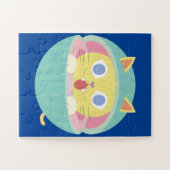 watermeloen kat puzzel legpuzzel (Horizontaal)