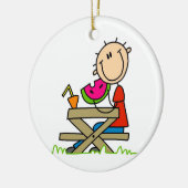 Watermeloen Keramisch Ornament (Links)