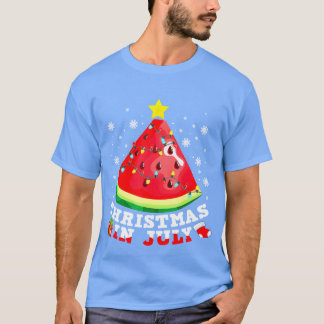 Watermeloen Kerst Kerst In juli jongen T-shirt