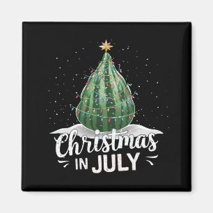Watermeloen Kerstboom Kerst in Juli Zomer Magneet
