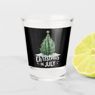 Watermeloen Kerstboom Kerst in Juli Zomer Shot Glas