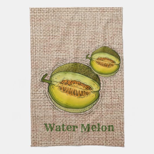 Watermeloen keukenhanddoek (Verticaal)