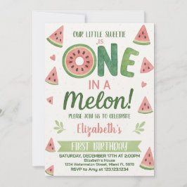 Watermeloen Kids Verjaardag Uitnodiging & Party De