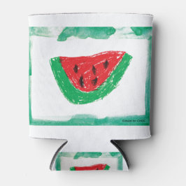 Watermeloen - Kinder kunst voor CHOC Blikjeskoeler