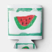 Watermeloen - Kinder kunst voor CHOC Blikjeskoeler (Achterkant)