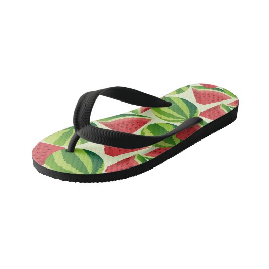 Watermeloen Kinder Teenslippers (Schuin)