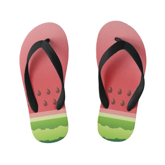 Watermeloen Kinder Teenslippers (Voetbed)