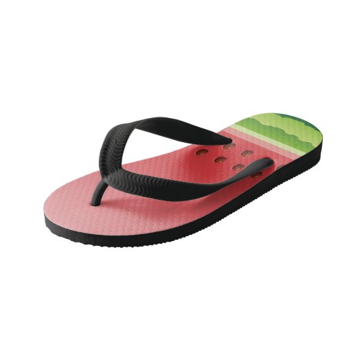 Watermeloen Kinder Teenslippers (Schuin)