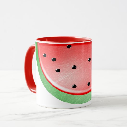 Watermeloen koffiekopje mok (Voorkant links)