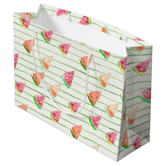 Watermeloen Large Cadeautasje (Achterkant Gekanteld)