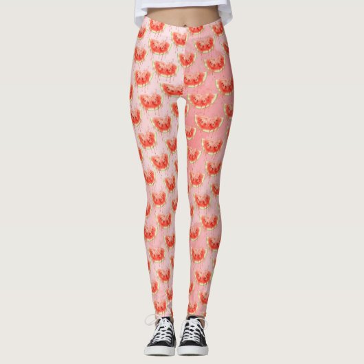 Watermeloen Leggings (Voorkant)