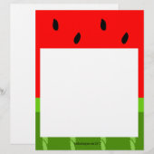 Watermeloen Letterhead (Voorkant / Achterkant)