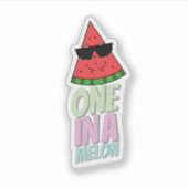 Watermeloen leuk voedsel thema Sticker (Voorkant)