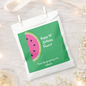 Watermeloen Leuke 1e Verjaardag Feest Favor Tassen Bedankzakje (Geknipt)