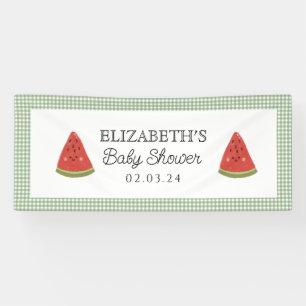 Watermeloen Little Sweet Melon Baby shower Spandoek