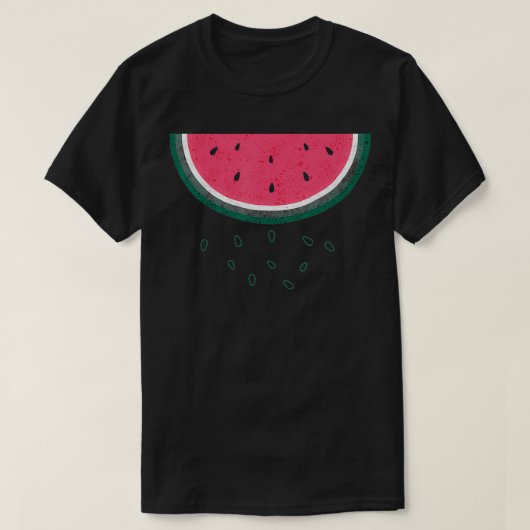 Watermeloen Lover Zomer Meloen Fruit Half Slice Zi T-shirt (Design voorkant)