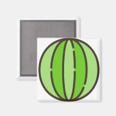 watermeloen magneet (Voorkant / Achterkant)