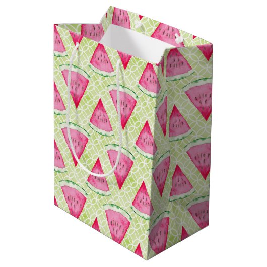Watermeloen Medium Cadeauzakje (Achterkant Gekanteld)