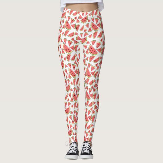 Watermeloen Meervoudige leggings (Voorkant)