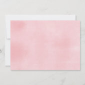 Watermeloen meisje baby shower lief klein meisje kaart (Achterkant)