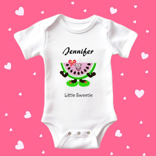 Watermeloen meisje romper