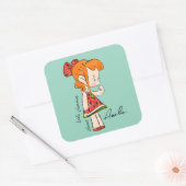 Watermeloen meisje Sticker (Envelop)