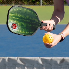 Watermeloen met lieveheersbeestje pickleball paddle