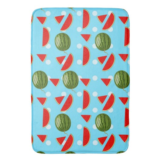 Watermeloen met plak badmat (Voorkant Verticaal)