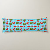 Watermeloen met plak lichaamskussen (Achterkant)