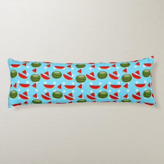 Watermeloen met plak lichaamskussen (Achterkant)