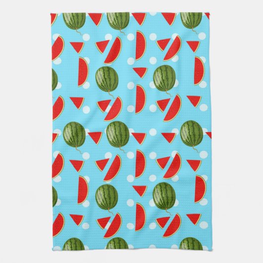 Watermeloen met plak theedoek (Verticaal)